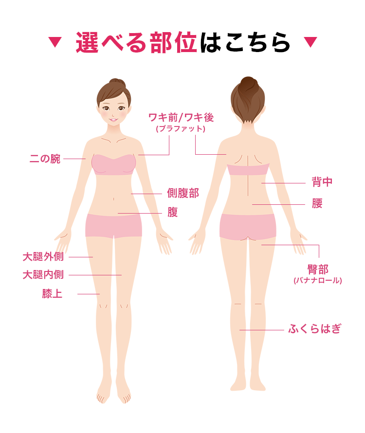 選べる部位はこちら